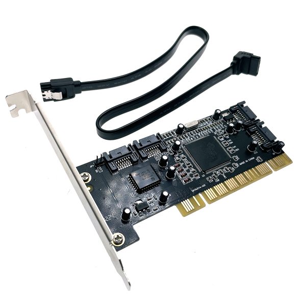 Контроллер PCI на 4 x SATA RAID (0, 1, 0+1), чип Silicon Si3114, FG-SA3114-4IR-01-CT01, Espada