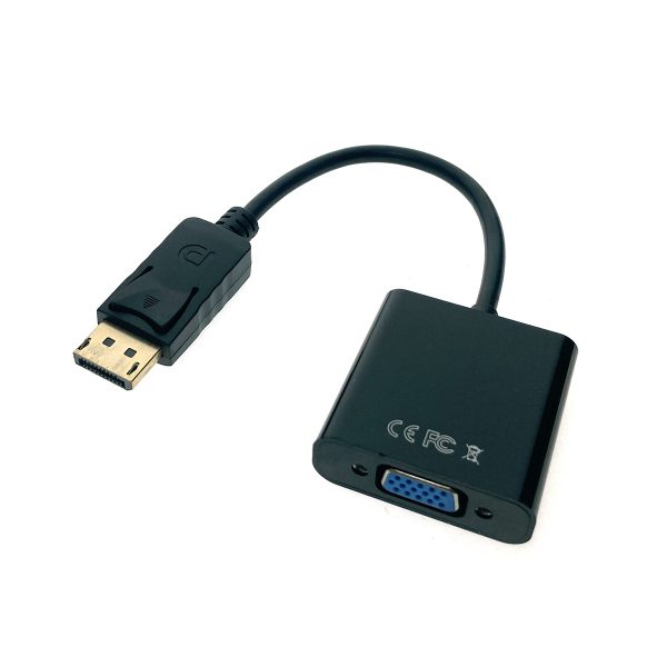 Конвертер Display Port 20pin male to VGA 15pin female 20см, Espada EPortM-VGAF20