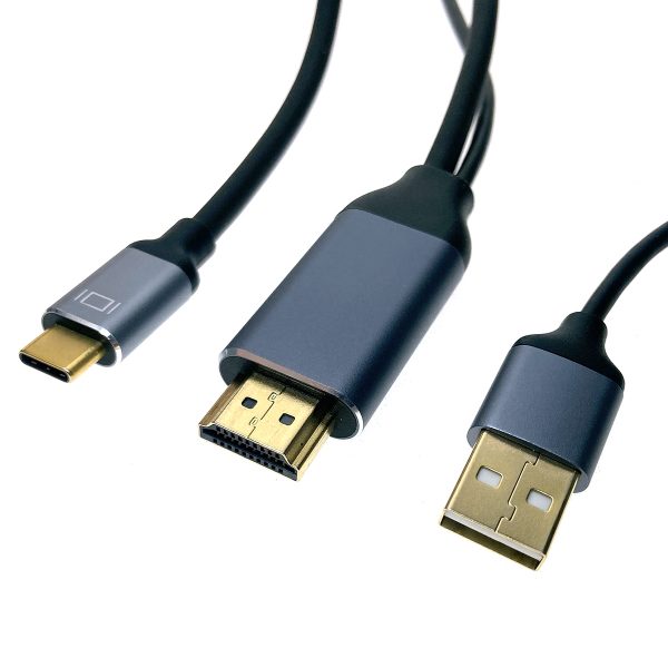 Кабель - переходник HDMI на USB type C, 4K@60Hz, 2м, модель EVihuC, Espada