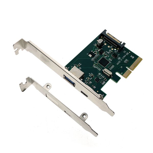 Контроллер PCI-E, USB 3.2 Gen2(USB-A,USB-C), модель PCIeU11Gen2