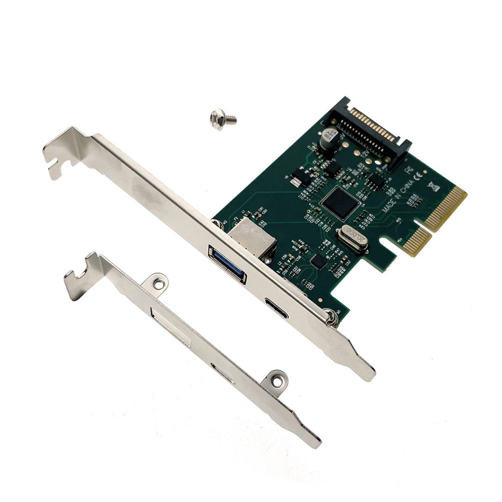 Контроллер PCI-E, USB 3.2 Gen2(USB A,USB C), модель PCIeU11Gen2, Espada